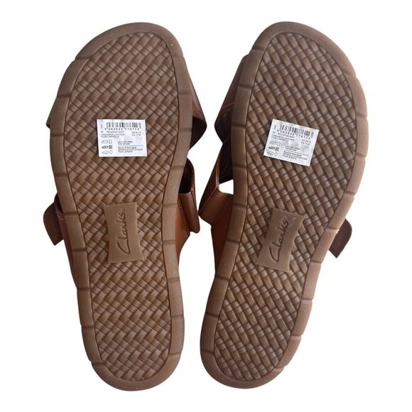 Clarks‎ Collection Reileigh Bay Woman's Sandals Cinnamont Leathear Size 11 - Picture 6 of 8